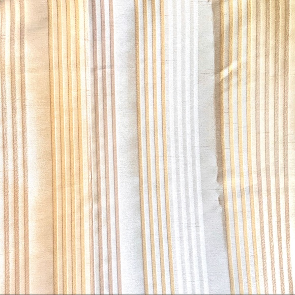 🆕 Gold Cosmo Stripe Curtain Panel 54 x 96 New in package. - Picture 6 of 16